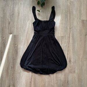 Vintage y2k Black Bubble Dress